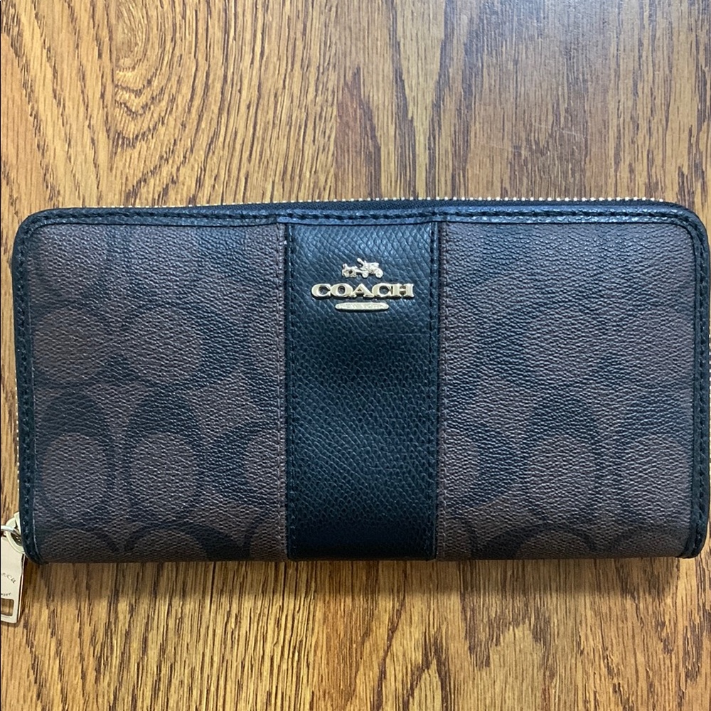 Coach Brown and Black Wallet
